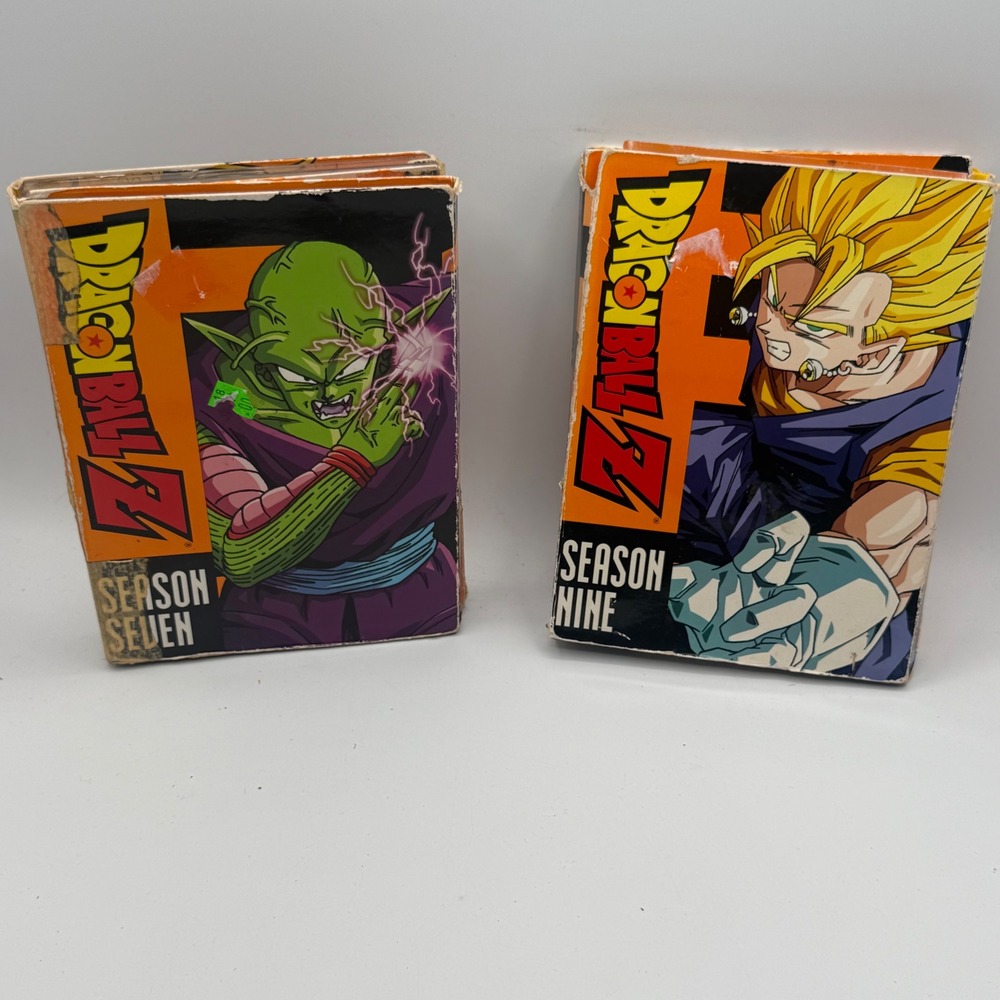 Dragon Ball Z DVD Box Set Bundle Season 7 & 9 Orange Box Fair Scratched Discs